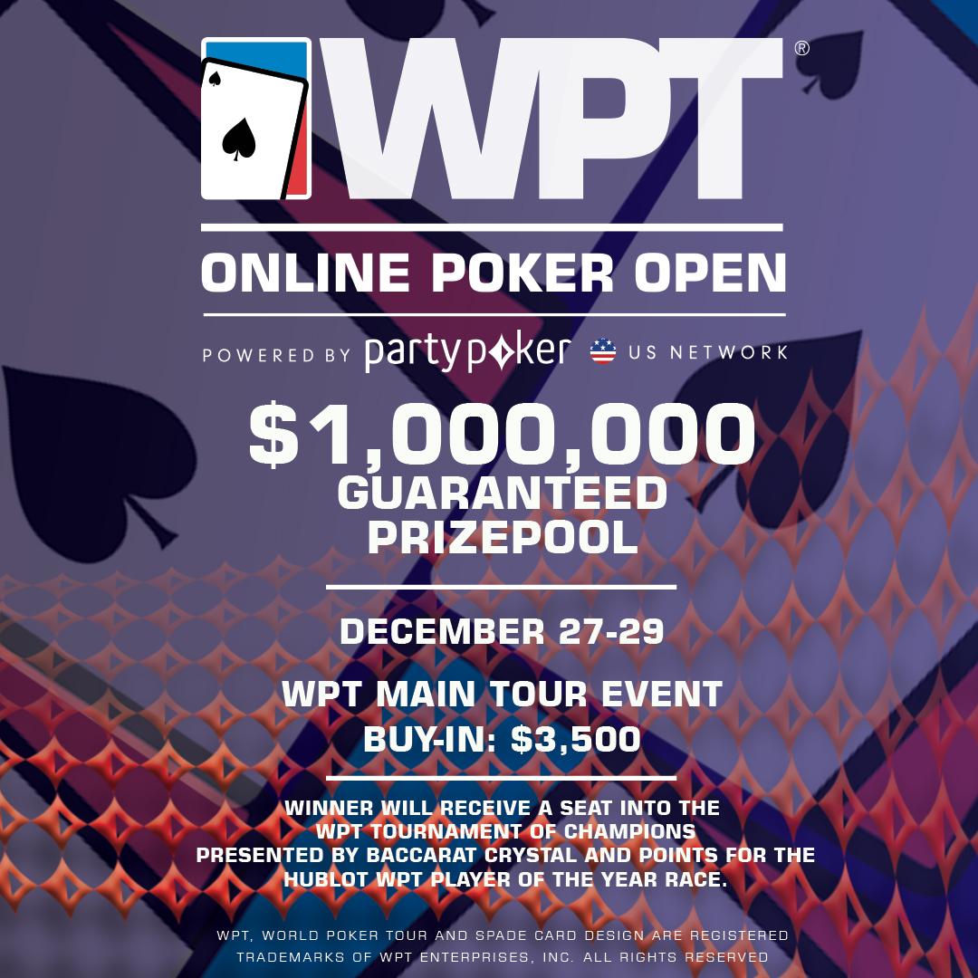 WPT线上赛：从$5起，赢取资格赛门票