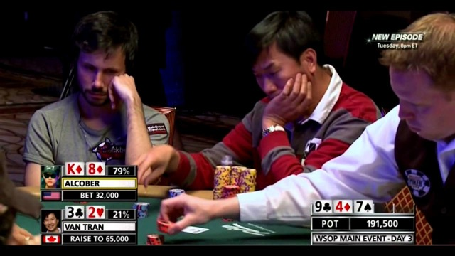 用3嗨抓诈唬？WSOP主赛这手牌颠覆你对德扑的认知！
